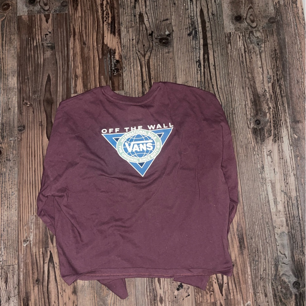 Vans Womens long-sleeve t shirt. Size MEDIUM.